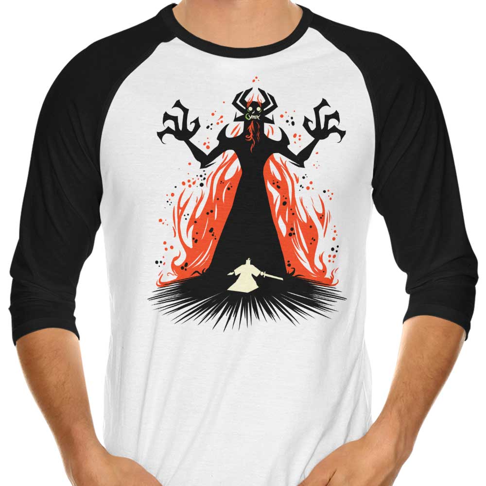 Master of Darkness 3/4 Sleeve Raglan - Adult & Kids T-Shirts, Sweatshirts & Hoodies apparel design preview 1