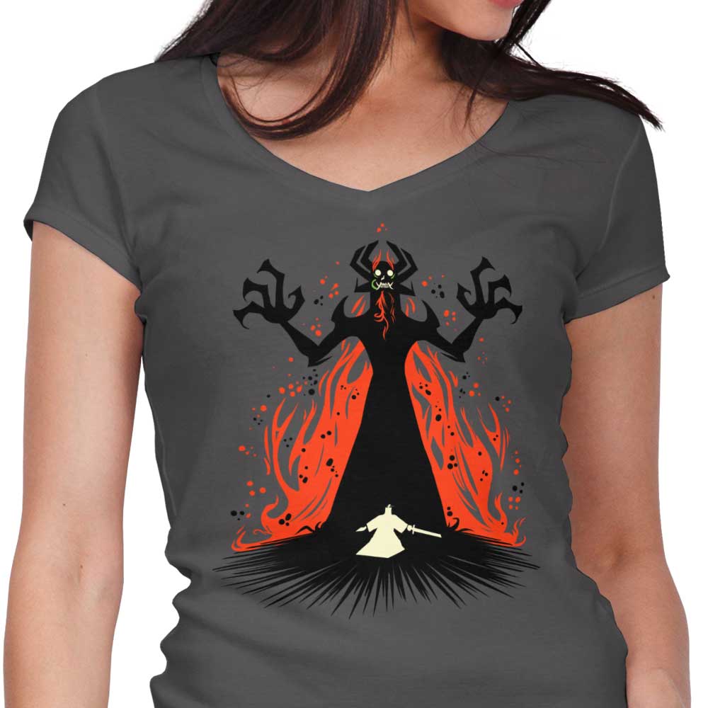 Master of Darkness Women's V-Neck - Adult & Kids T-Shirts, Sweatshirts & Hoodies apparel design preview 1