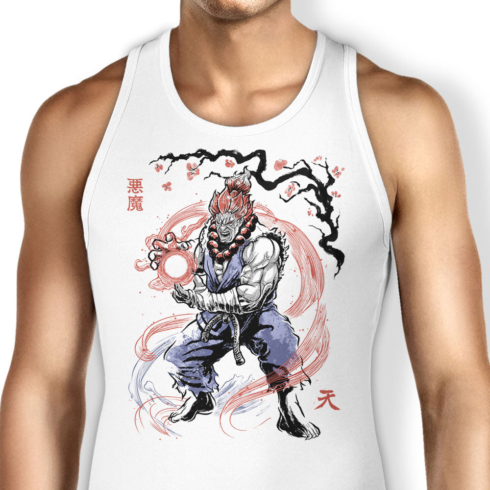 Master of the Fist Sumi-e Tank Top - Adult & Kids T-Shirts, Sweatshirts & Hoodies apparel design preview 1