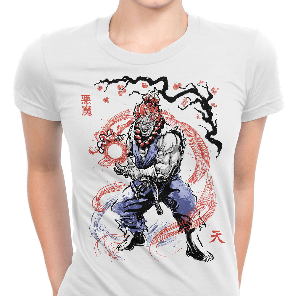 Master of the Fist Sumi-e Women's Apparel - Adult & Kids T-Shirts, Sweatshirts & Hoodies apparel design preview 2
