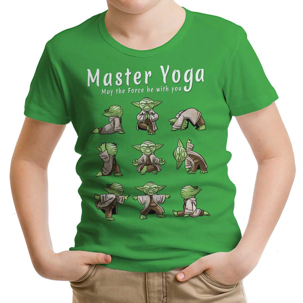 Master Yoga Youth Apparel - Adult & Kids T-Shirts, Sweatshirts & Hoodies apparel design preview 1