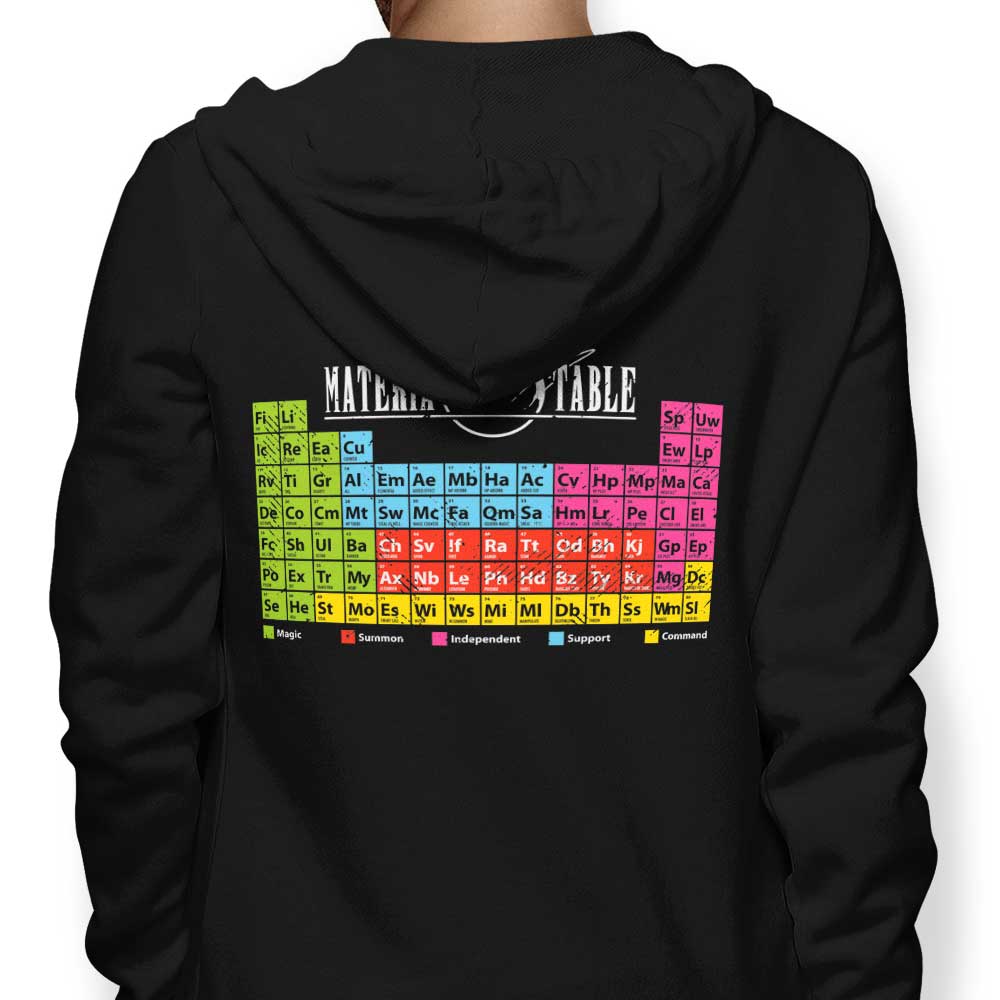 Materia Table - Adult & Kids T-Shirts, Sweatshirts & Hoodies apparel design preview 1
