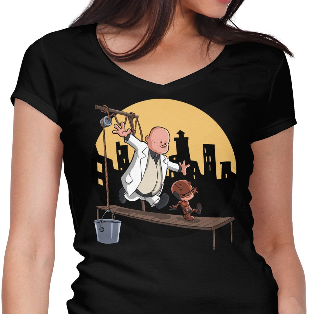 Matt and Wilson Women's V-Neck - Adult & Kids T-Shirts, Sweatshirts & Hoodies apparel design preview 1