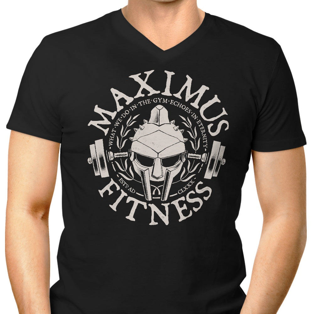 Maximus Fitness Men's V-Neck - Adult & Kids T-Shirts, Sweatshirts & Hoodies apparel design preview 1