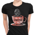 May the Coffee Be With You Women's Apparel - Adult & Kids T-Shirts, Sweatshirts & Hoodies apparel design preview 1