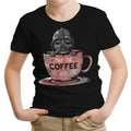 May the Coffee Be With You Youth Apparel - Adult & Kids T-Shirts, Sweatshirts & Hoodies apparel design preview 1