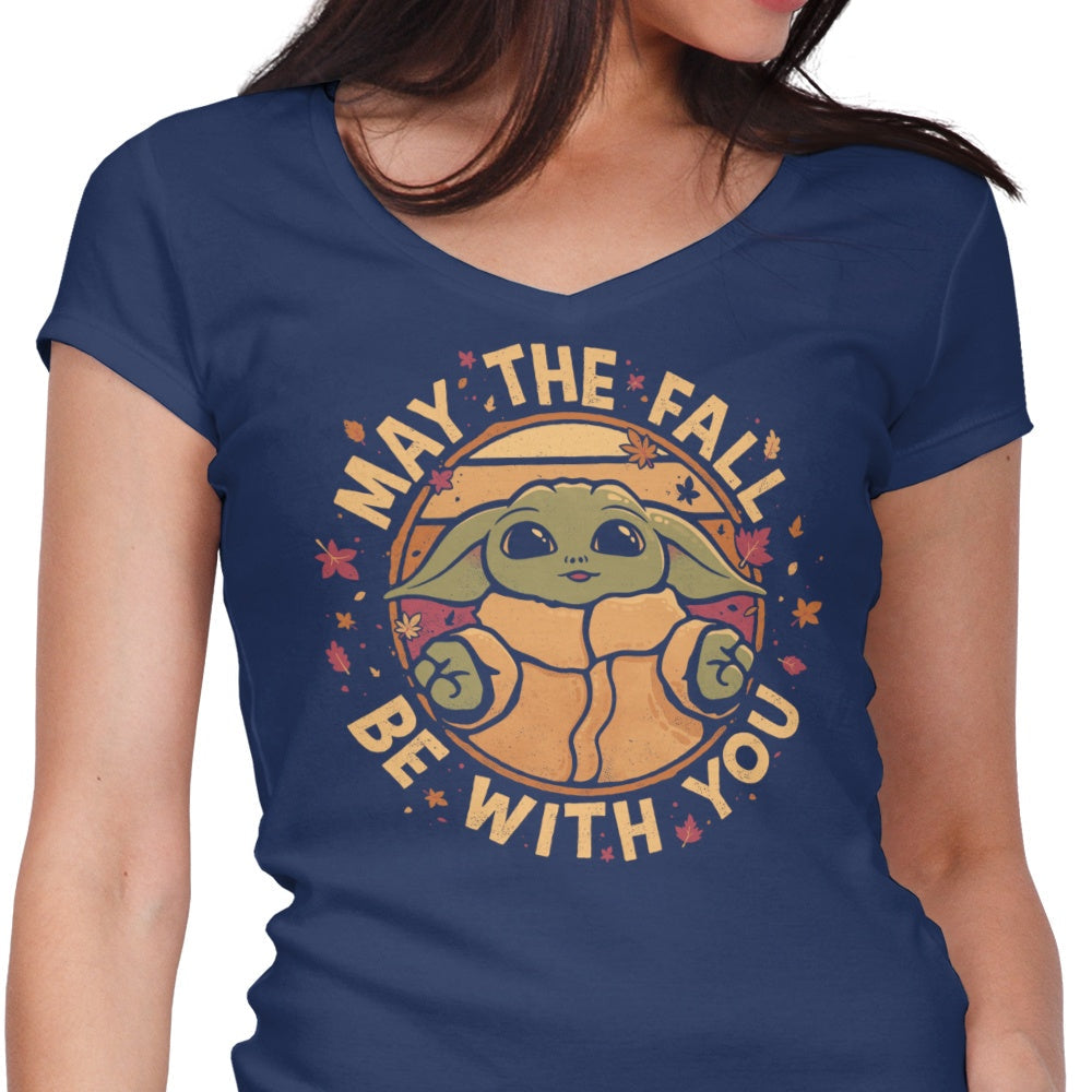 May the Fall Women's V-Neck - Adult & Kids T-Shirts, Sweatshirts & Hoodies apparel design preview 1