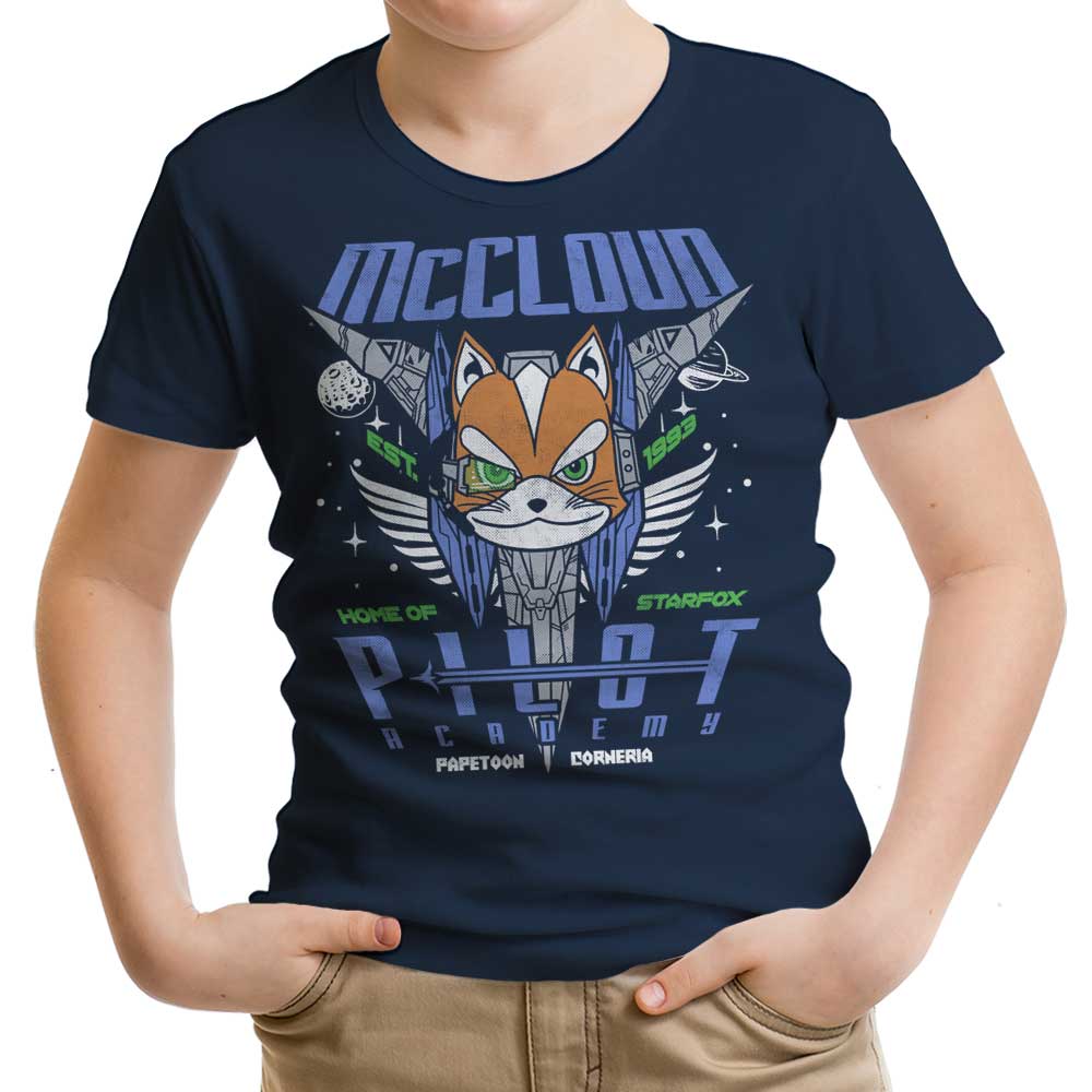McCloud Pilot Academy Youth Apparel - Adult & Kids T-Shirts, Sweatshirts & Hoodies apparel design preview 1