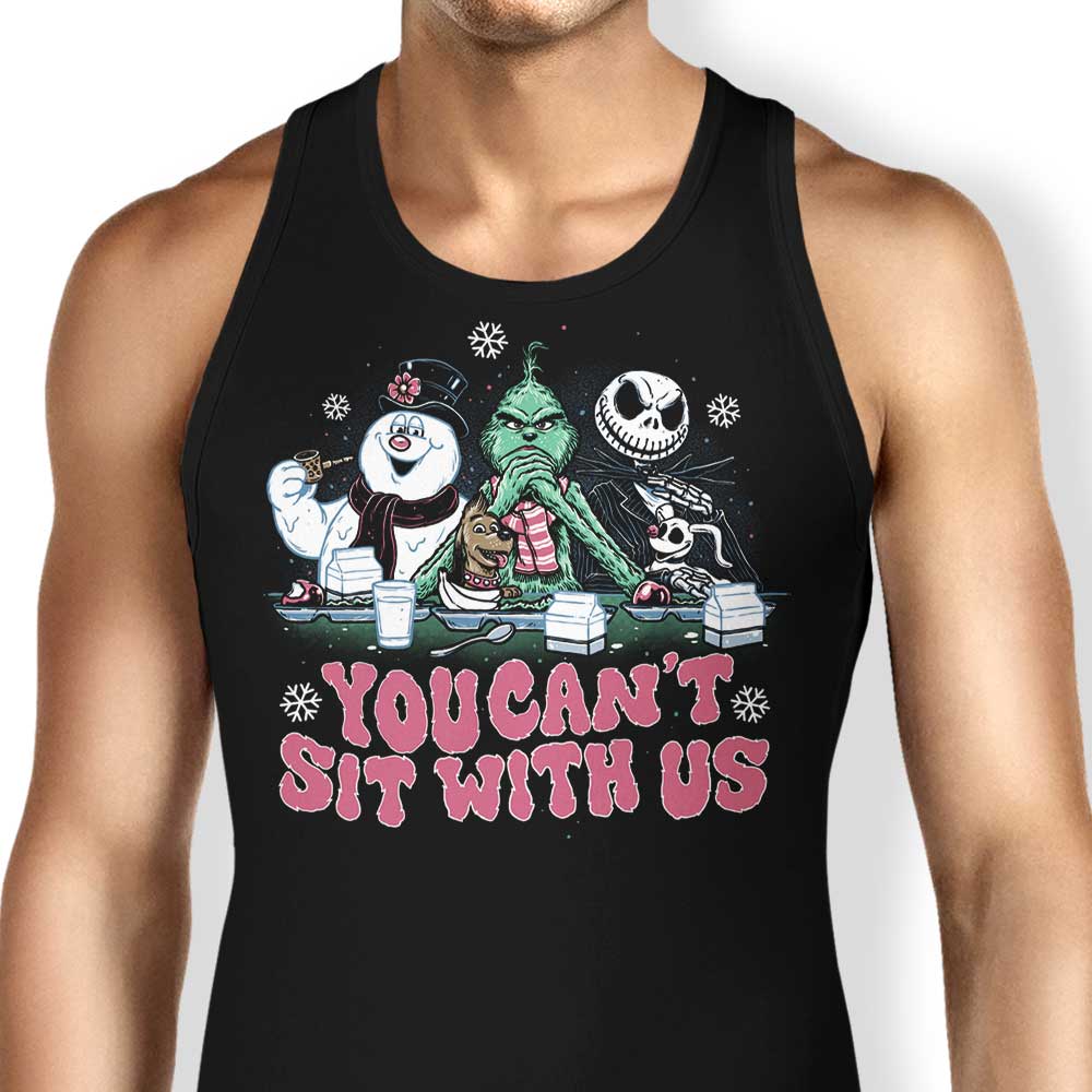 Mean Christmas Tank Top - Adult & Kids T-Shirts, Sweatshirts & Hoodies apparel design preview 1