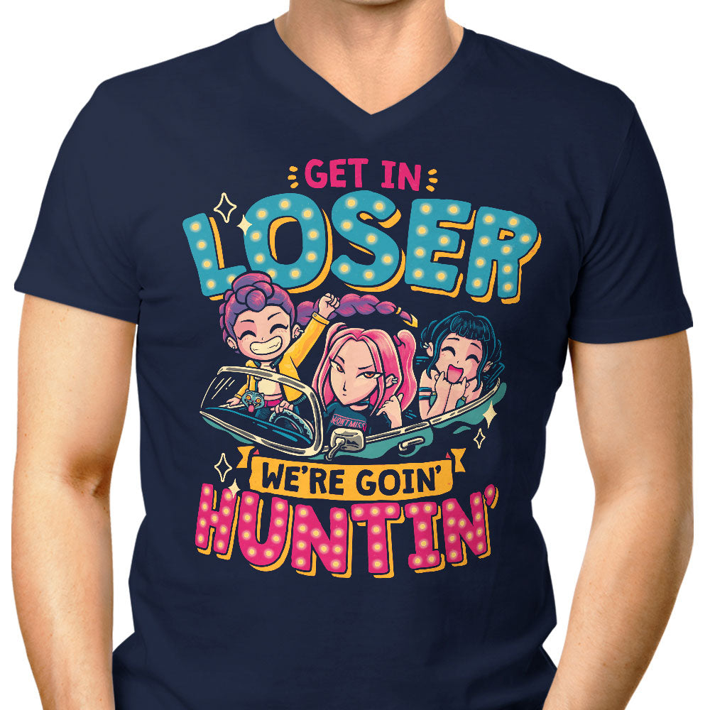 Mean Hunters Men's V-Neck - Adult & Kids T-Shirts, Sweatshirts & Hoodies apparel design preview 1