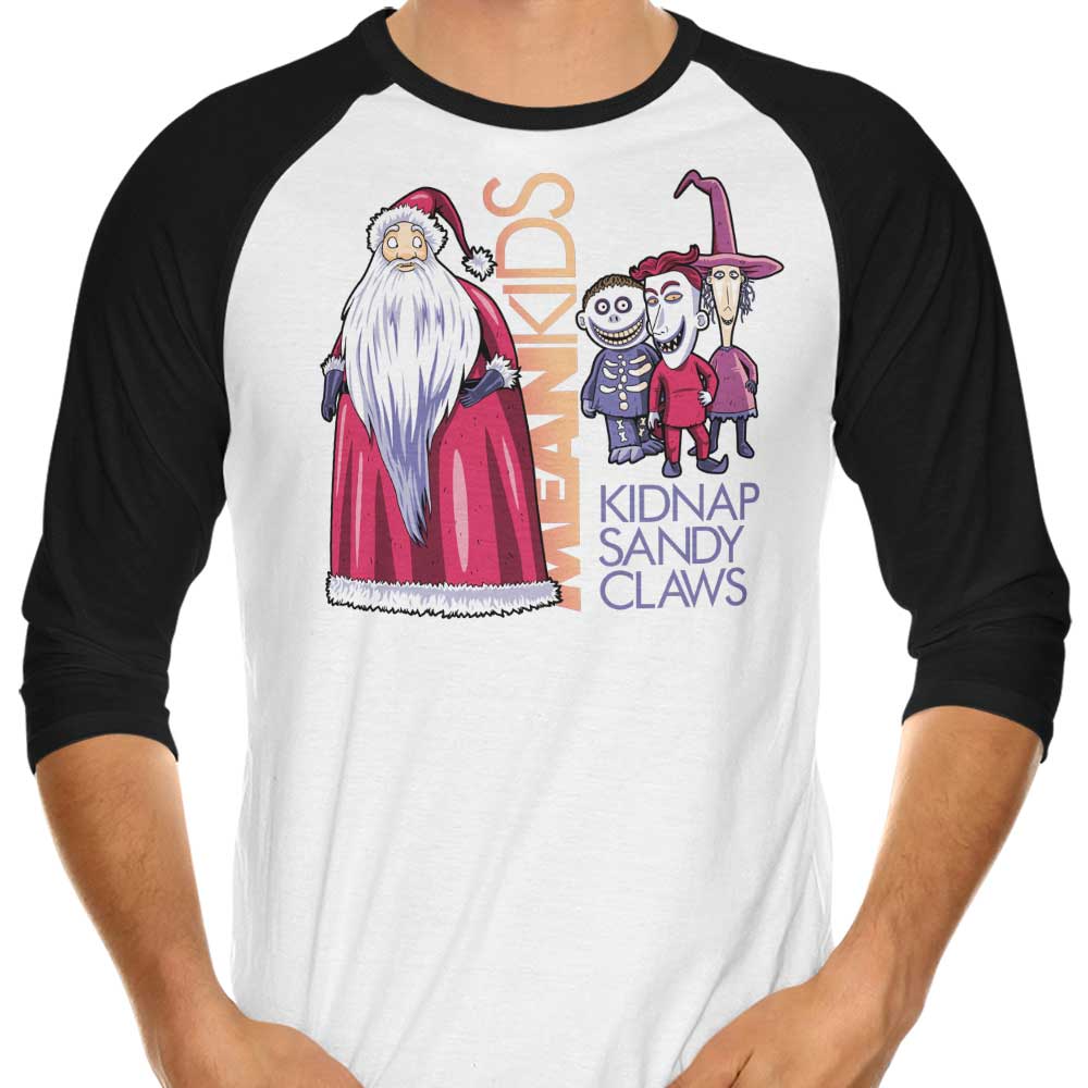 Mean Kids 3/4 Sleeve Raglan - Adult & Kids T-Shirts, Sweatshirts & Hoodies apparel design preview 1