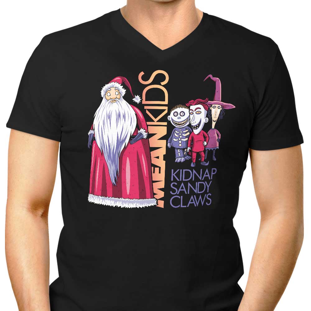 Mean Kids Men's V-Neck - Adult & Kids T-Shirts, Sweatshirts & Hoodies apparel design preview 1