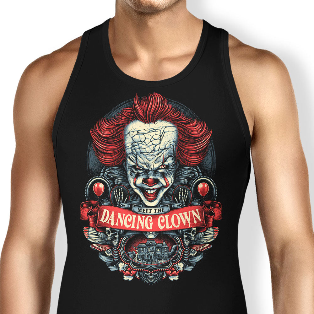 Meet the Dancing Clown Tank Top - Adult & Kids T-Shirts, Sweatshirts & Hoodies apparel design preview 1