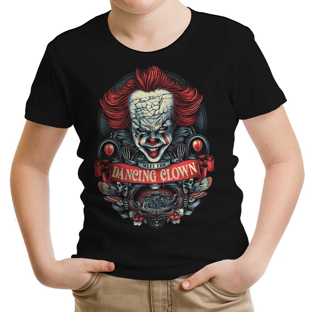 Meet the Dancing Clown Youth Apparel - Adult & Kids T-Shirts, Sweatshirts & Hoodies apparel design preview 1