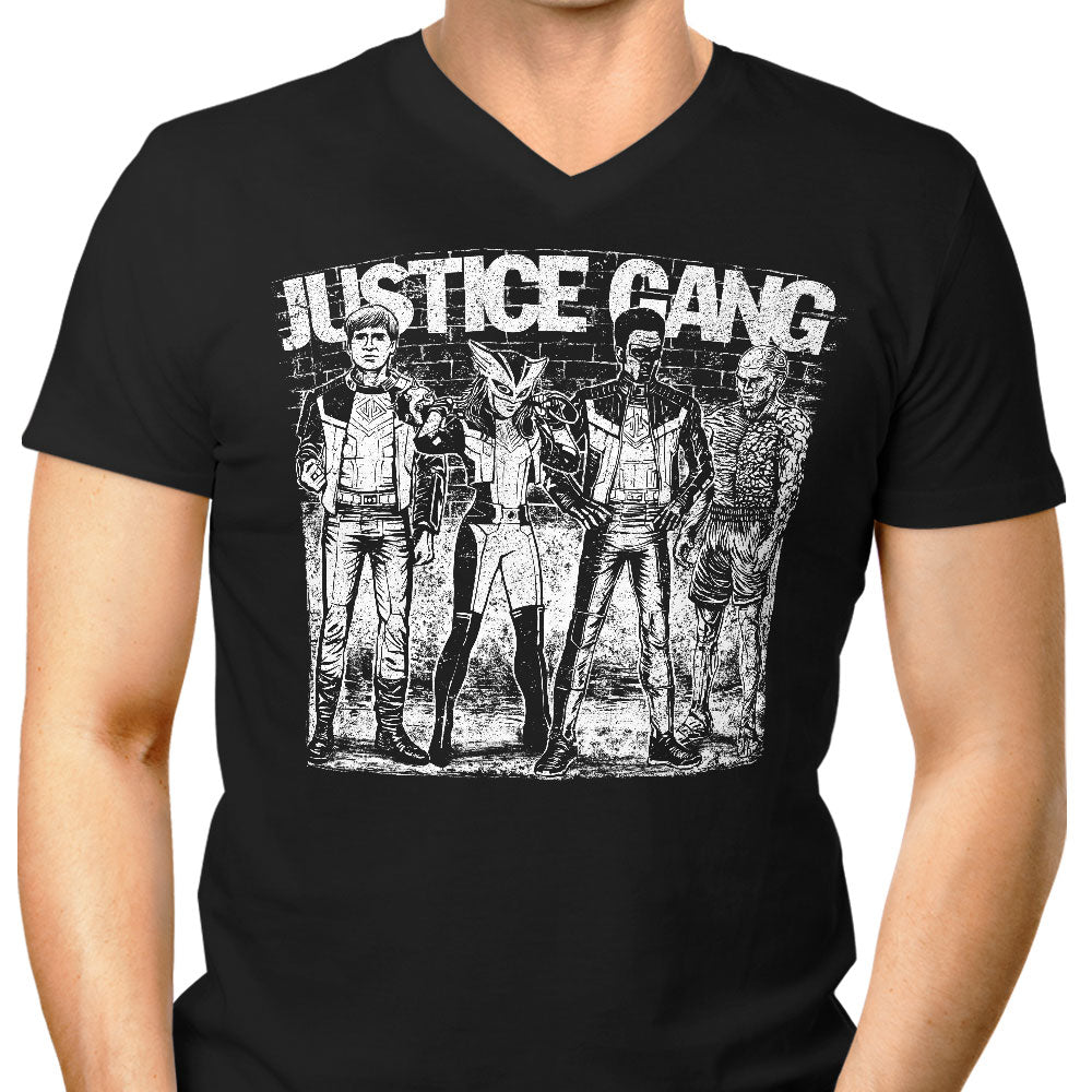 Meet the Gang Men's V-Neck - Adult & Kids T-Shirts, Sweatshirts & Hoodies apparel design preview 1