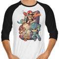 Mega Console Gamer 3/4 Sleeve Raglan - Adult & Kids T-Shirts, Sweatshirts & Hoodies apparel design preview 1