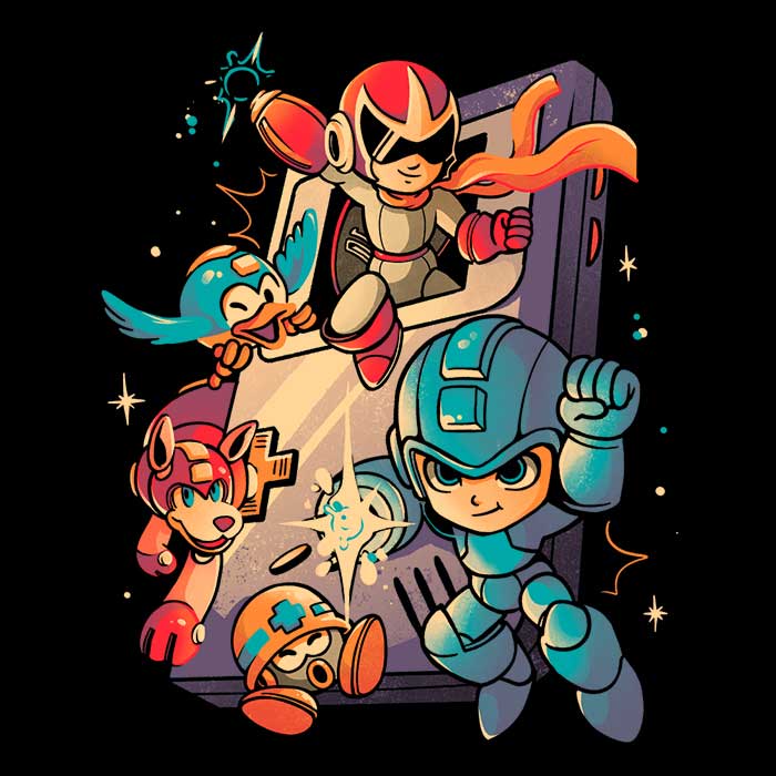Mega Console Gamer Men's V-Neck - Adult & Kids T-Shirts, Sweatshirts & Hoodies apparel design preview 2