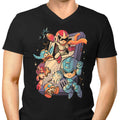 Mega Console Gamer Men's V-Neck - Adult & Kids T-Shirts, Sweatshirts & Hoodies apparel design preview 1