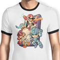 Mega Console Gamer Ringer - Adult & Kids T-Shirts, Sweatshirts & Hoodies apparel design preview 1