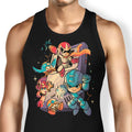 Mega Console Gamer Tank Top - Adult & Kids T-Shirts, Sweatshirts & Hoodies apparel design preview 1