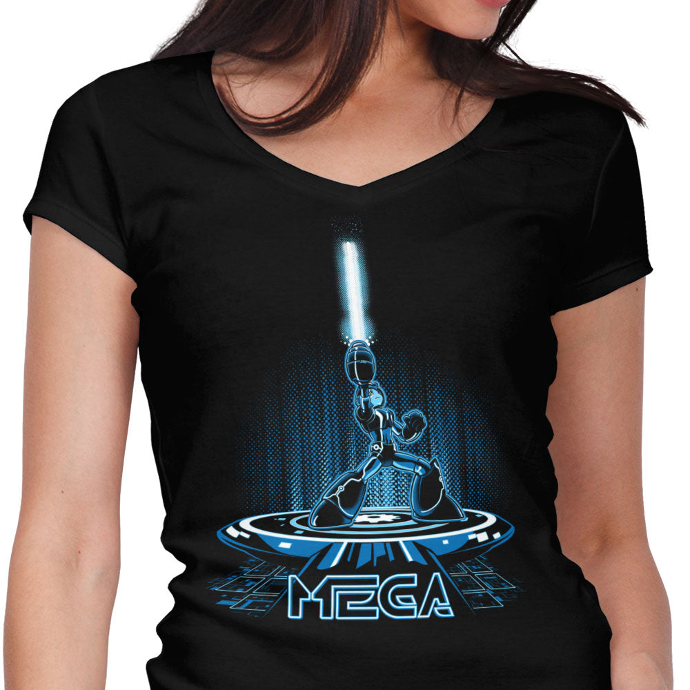 Mega Women's V-Neck - Adult & Kids T-Shirts, Sweatshirts & Hoodies apparel design preview 1