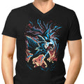 Mega Force of Aura Men's V-Neck - Adult & Kids T-Shirts, Sweatshirts & Hoodies apparel design preview 1