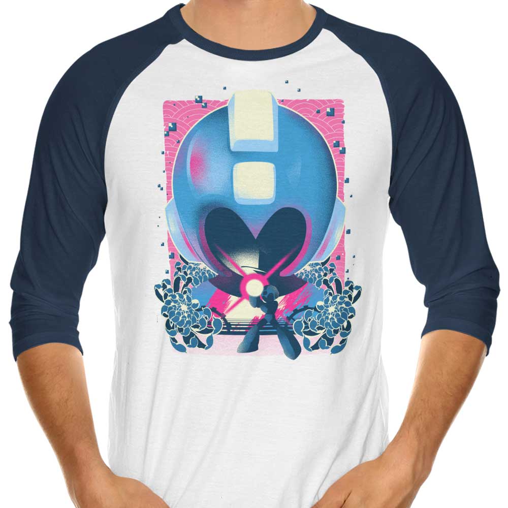 Mega Hero 3/4 Sleeve Raglan - Adult & Kids T-Shirts, Sweatshirts & Hoodies apparel design preview 1