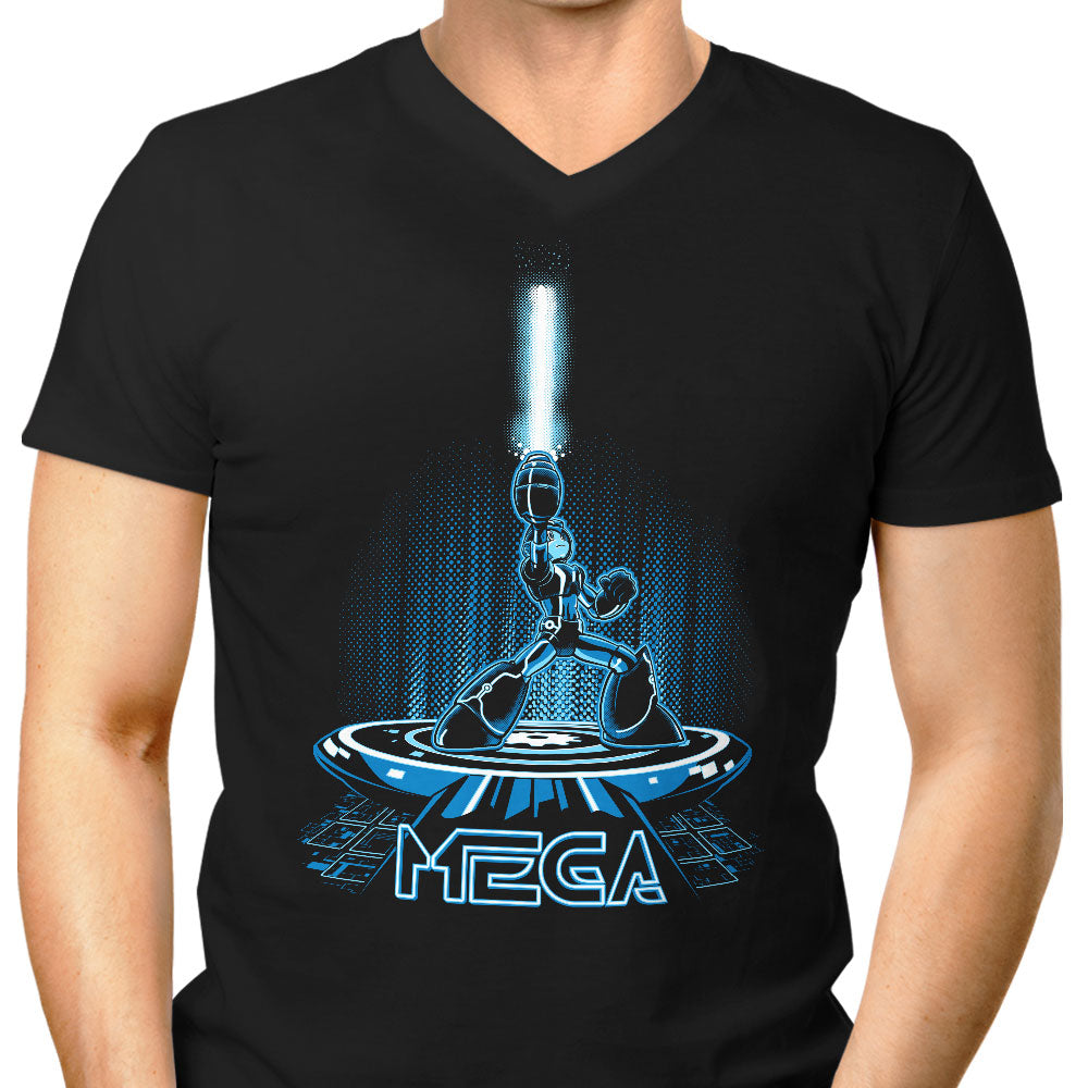 Mega Men's V-Neck - Adult & Kids T-Shirts, Sweatshirts & Hoodies apparel design preview 1