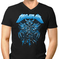 Mega Rockman Men's V-Neck - Adult & Kids T-Shirts, Sweatshirts & Hoodies apparel design preview 1