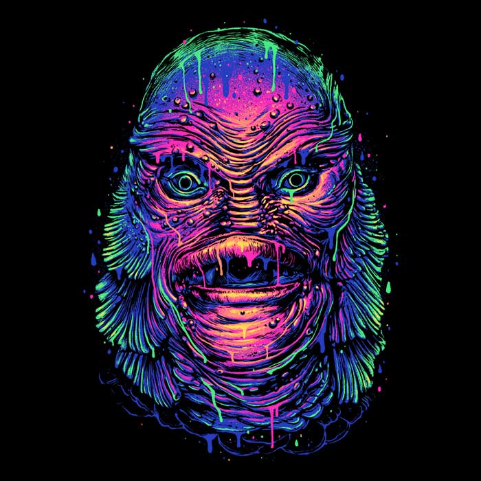 Melting Creature Men's Apparel - Adult & Kids T-Shirts, Sweatshirts & Hoodies apparel design preview 2