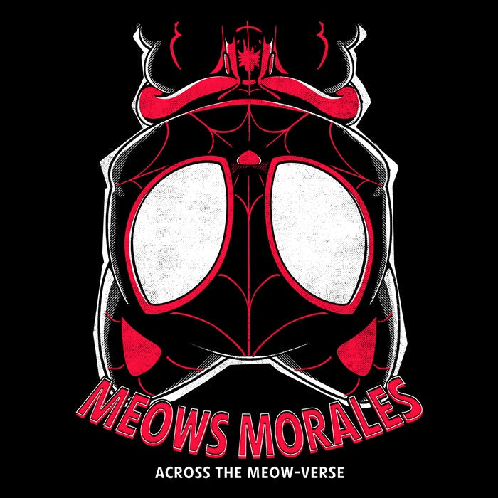 Meows Morales Men's Apparel - Adult & Kids T-Shirts, Sweatshirts & Hoodies apparel design preview 2