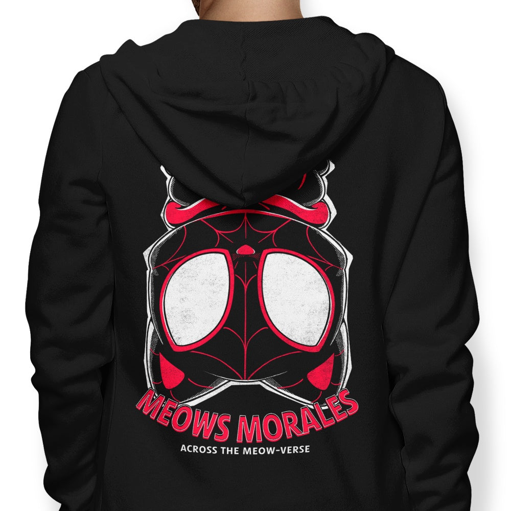 Meows Morales - Adult & Kids T-Shirts, Sweatshirts & Hoodies apparel design preview 1