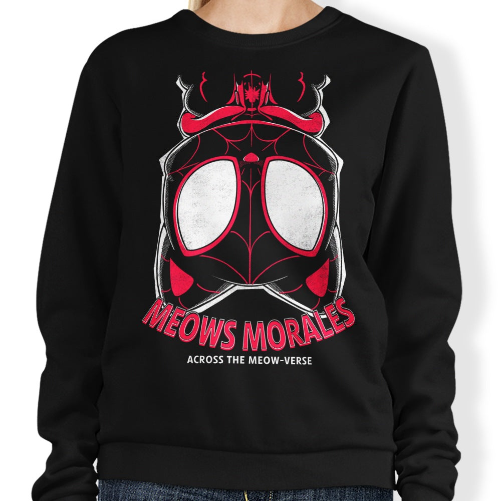 Meows Morales - Adult & Kids T-Shirts, Sweatshirts & Hoodies apparel design preview 1