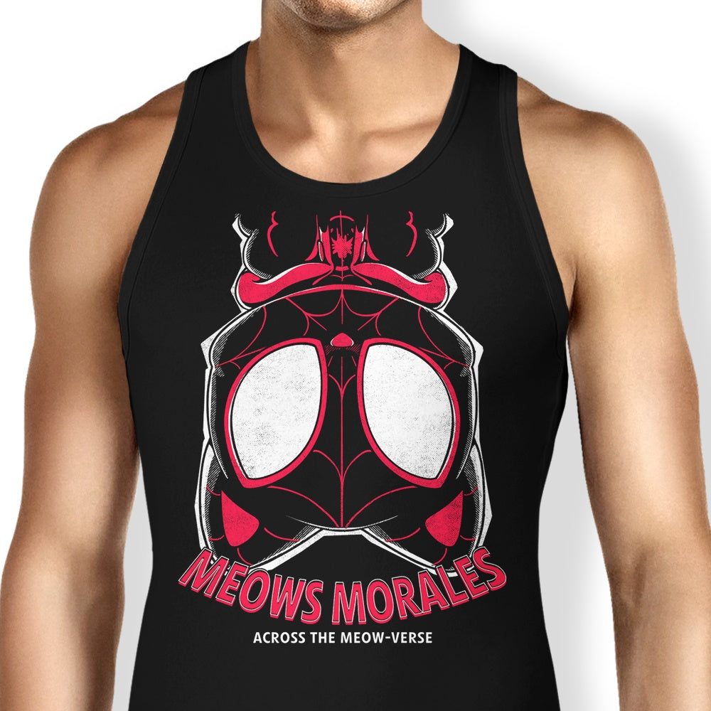 Meows Morales Tank Top - Adult & Kids T-Shirts, Sweatshirts & Hoodies apparel design preview 1