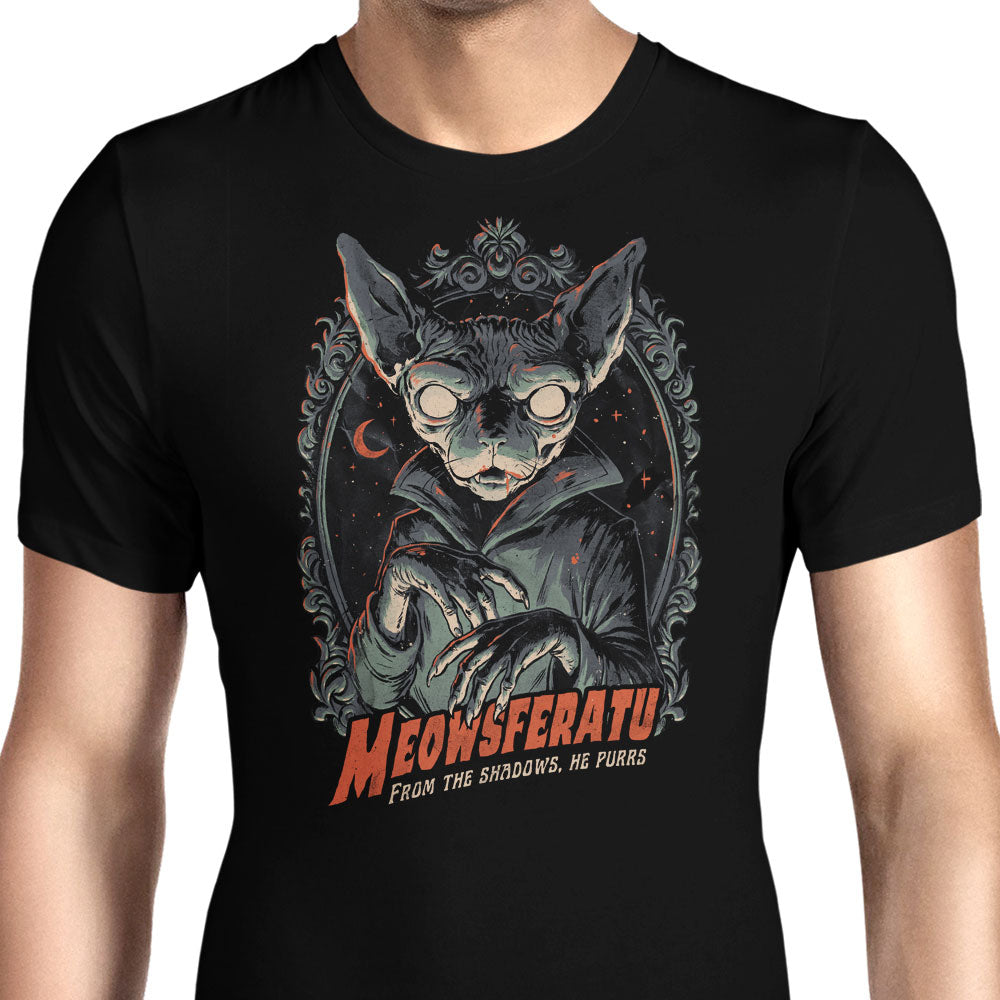 Meowsferatu Men's Apparel - Adult & Kids T-Shirts, Sweatshirts & Hoodies apparel design preview 1