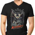 Meowsferatu Men's V-Neck - Adult & Kids T-Shirts, Sweatshirts & Hoodies apparel design preview 1