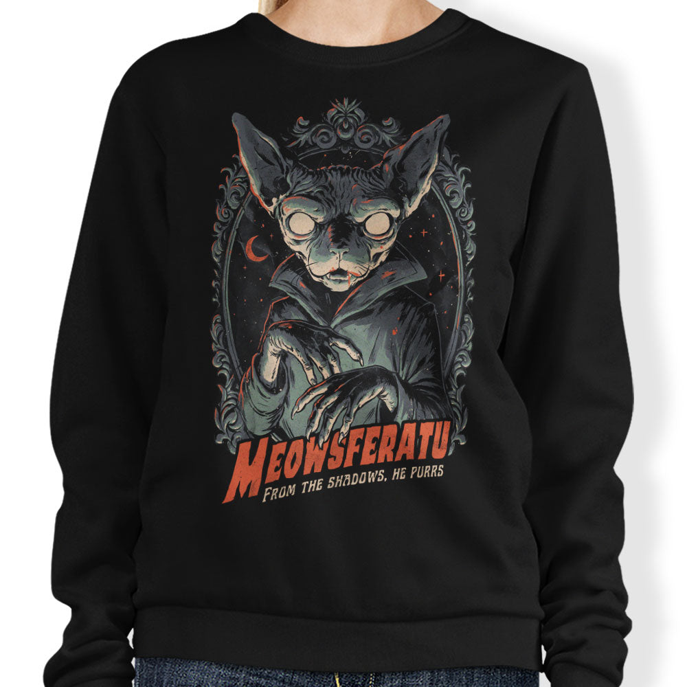 Meowsferatu - Adult & Kids T-Shirts, Sweatshirts & Hoodies apparel design preview 1