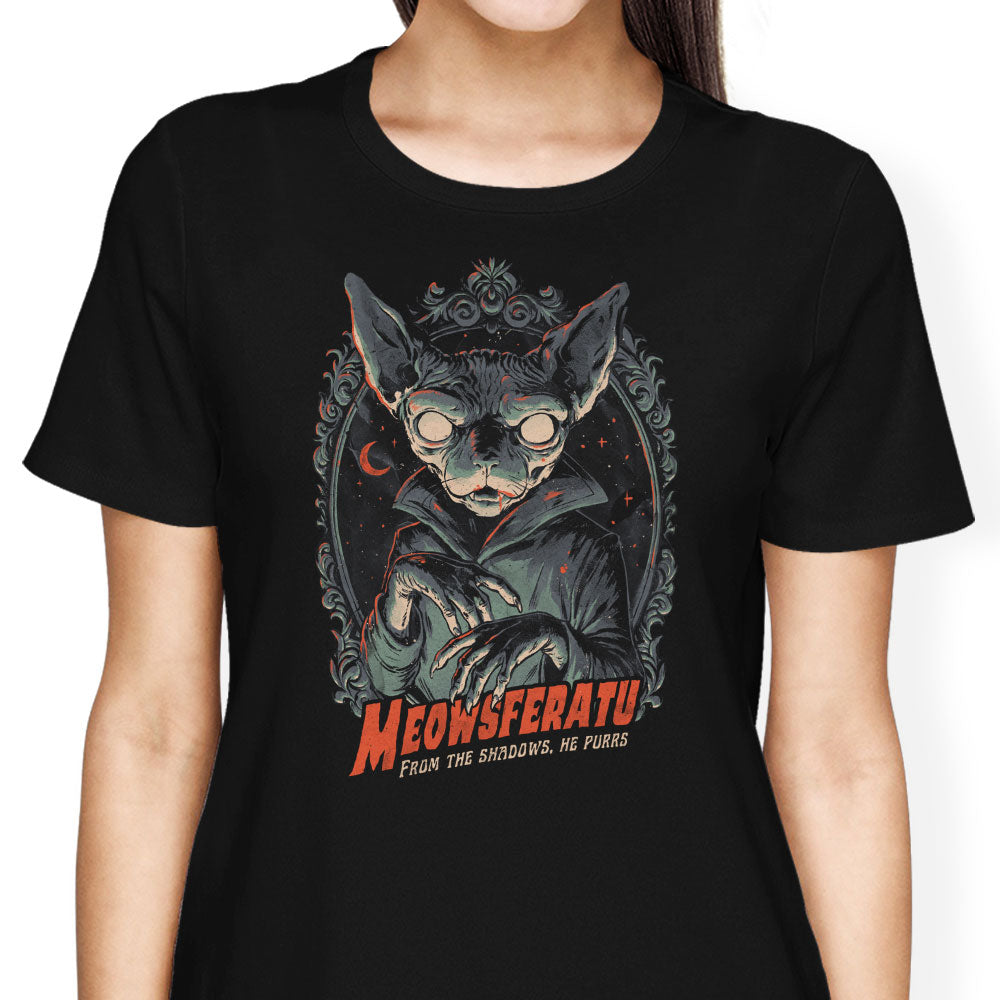 Meowsferatu Women's Apparel - Adult & Kids T-Shirts, Sweatshirts & Hoodies apparel design preview 1