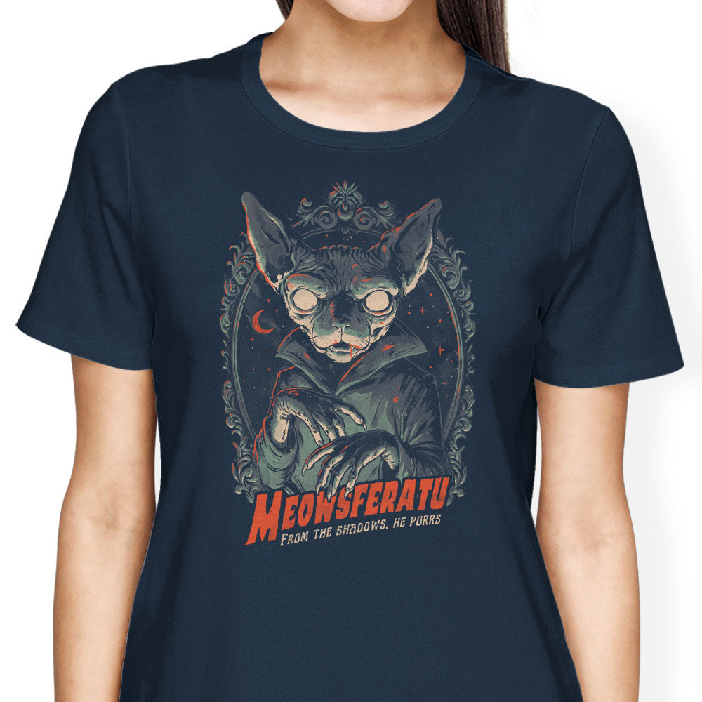 Meowsferatu Women's Apparel - Adult & Kids T-Shirts, Sweatshirts & Hoodies apparel design preview 2
