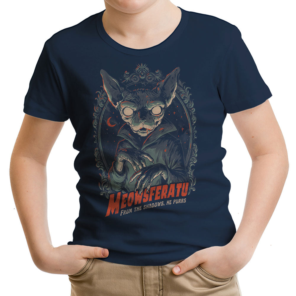 Meowsferatu Youth Apparel - Adult & Kids T-Shirts, Sweatshirts & Hoodies apparel design preview 2