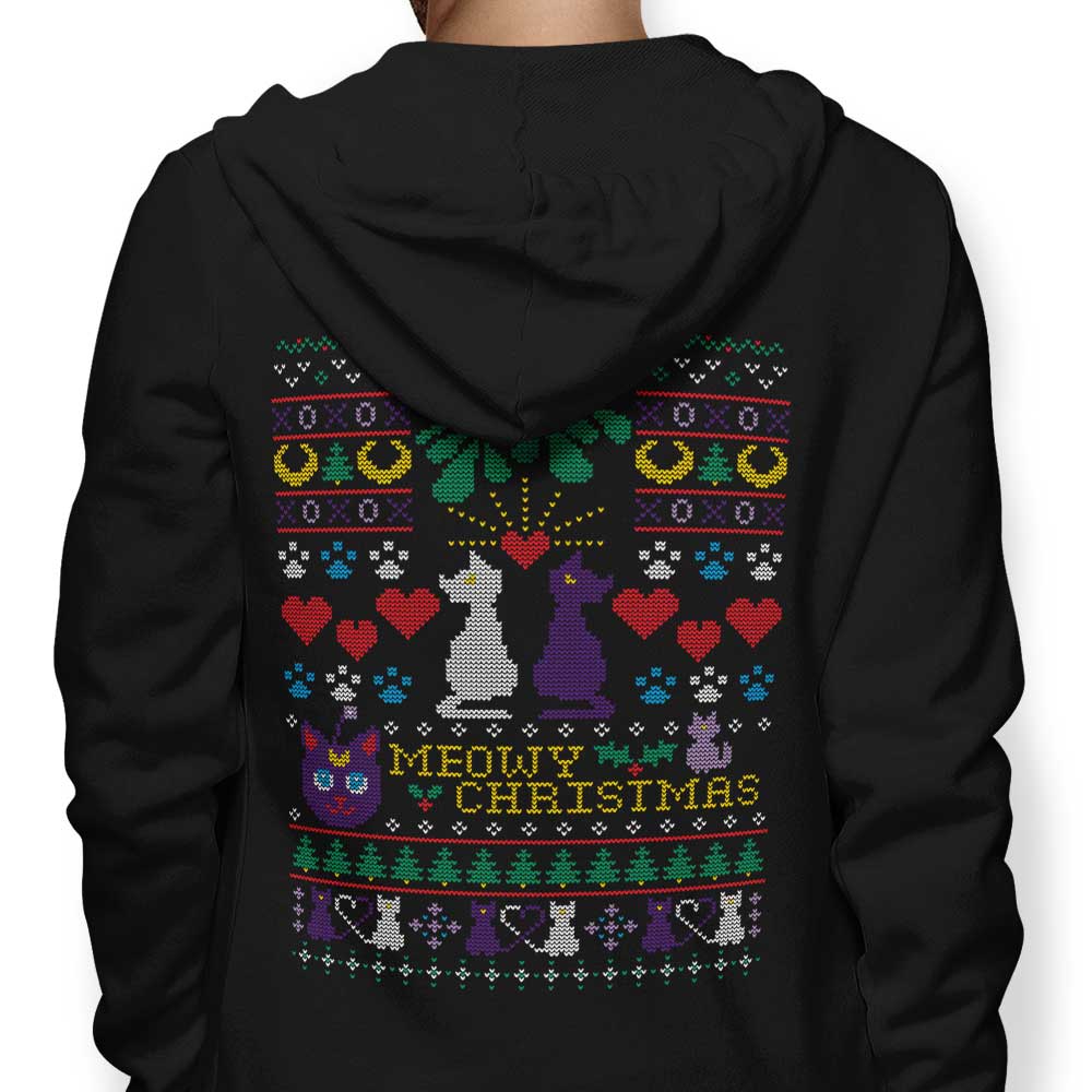 Meowy Christmas - Adult & Kids T-Shirts, Sweatshirts & Hoodies apparel design preview 1