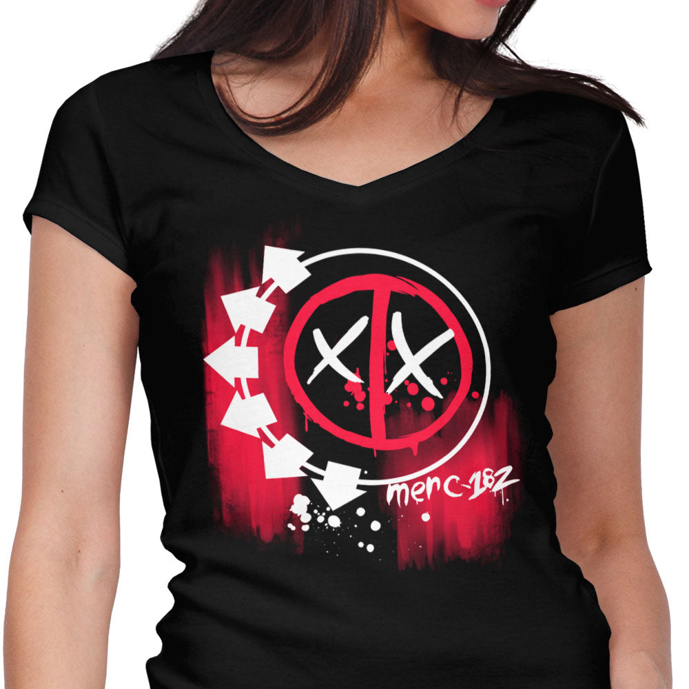 Merc-182 Women's V-Neck - Adult & Kids T-Shirts, Sweatshirts & Hoodies apparel design preview 1