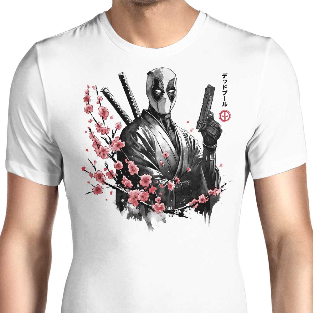 Merc Portrait Sumi-e Men's Apparel - Adult & Kids T-Shirts, Sweatshirts & Hoodies apparel design preview 1