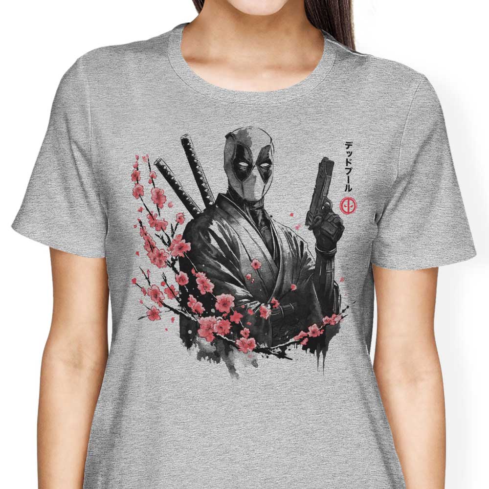Merc Portrait Sumi-e Women's Apparel - Adult & Kids T-Shirts, Sweatshirts & Hoodies apparel design preview 2