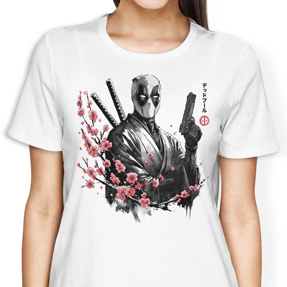 Merc Portrait Sumi-e Women's Apparel - Adult & Kids T-Shirts, Sweatshirts & Hoodies apparel design preview 1