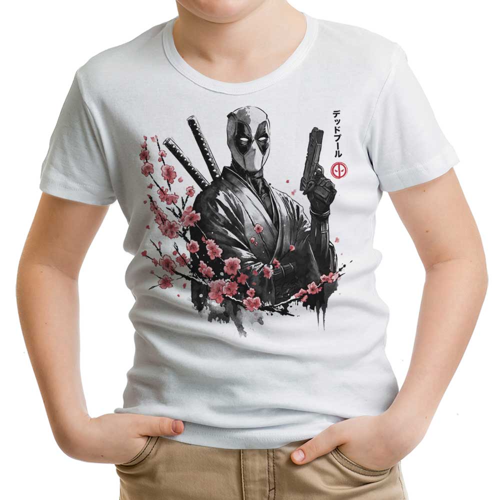 Merc Portrait Sumi-e Youth Apparel - Adult & Kids T-Shirts, Sweatshirts & Hoodies apparel design preview 1