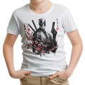 Merc Portrait Sumi-e Youth Apparel - Adult & Kids T-Shirts, Sweatshirts & Hoodies apparel design preview 1