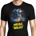 Merc Wars Men's Apparel - Adult & Kids T-Shirts, Sweatshirts & Hoodies apparel design preview 1