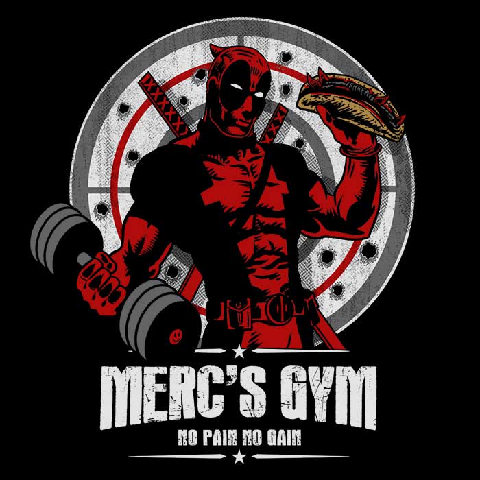 Merc's Gym - Adult & Kids T-Shirts, Sweatshirts & Hoodies apparel design preview 2