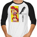 Mermaid Approves 3/4 Sleeve Raglan - Adult & Kids T-Shirts, Sweatshirts & Hoodies apparel design preview 1